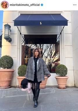 瀧本美織さんのインスタグラム（＠mioritakimoto_official）より