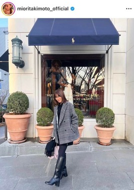 瀧本美織さんのインスタグラム（＠mioritakimoto_official）より