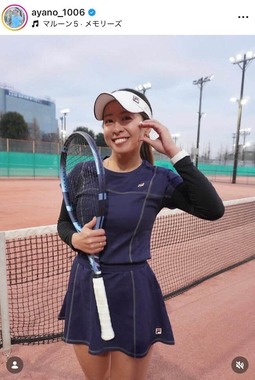 園田彩乃選手のインスタグラム（＠ayano_1006）より