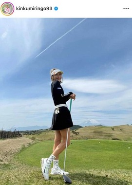 金田久美子さんのインスタグラム（＠kinkumiringo93）より