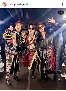 上田竜也さんのインスタグラム（＠tatsuya.ueda_kt）より