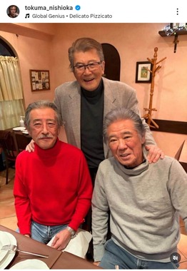 西岡徳馬さんのインスタグラム（＠tokuma_nishioka）より