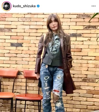 工藤静香さんのインスタグラム（＠kudo_shizuka）より