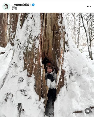 山本有真さんのインスタグラム（＠_yuma0501）より