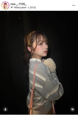 希空さんのインスタグラム（＠noa._.1126_）より
