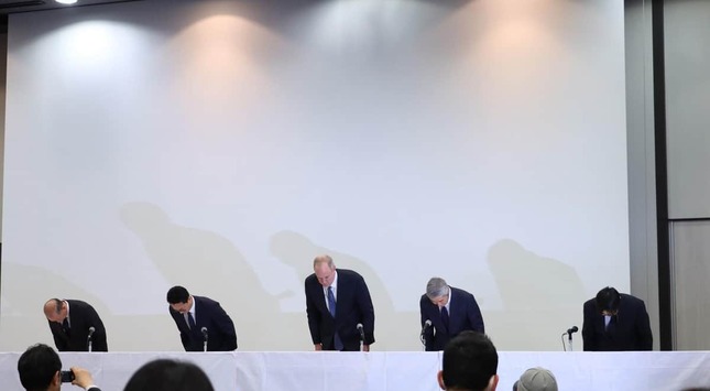 プルデンシャル生命の会見の様子