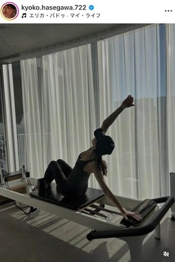 長谷川京子さんのインスタグラム（＠kyoko.hasegawa.722）より
