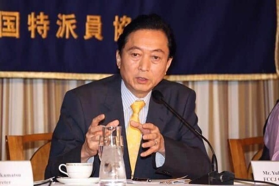 鳩山由紀夫元首相（2015年撮影）
