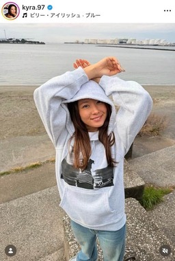 白波瀬海来さんのインスタグラム（＠kyra.97）より