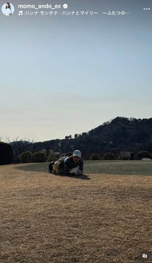 安藤萌々さんのインスタグラム（＠momo_ando_ex）より