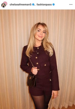 チェルシーさんのインスタグラム（＠chelseafreeman5）より