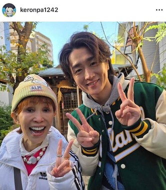 うつみ宮土理さんのインスタグラム（＠keronpa1242）より