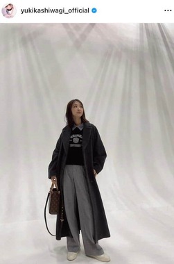 柏木由紀さんのインスタグラム（＠yukikashiwagi_official）より