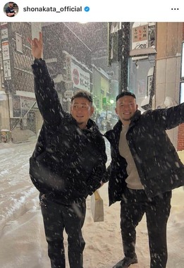 中田翔さんのインスタグラム（＠shonakata_official）より