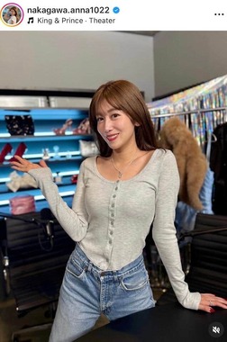 中川安奈さんのインスタグラム（＠nakagawa.anna1022）より