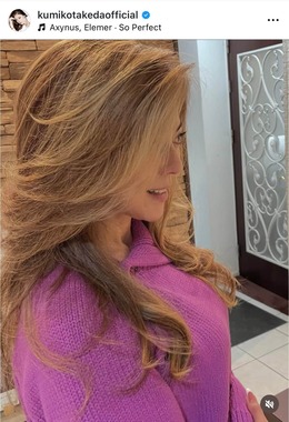 武田久美子さんのインスタグラム（＠kumikotakedaofficial）より