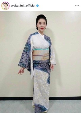 藤あや子さんのインスタグラム（＠ayako_fuji_official）より