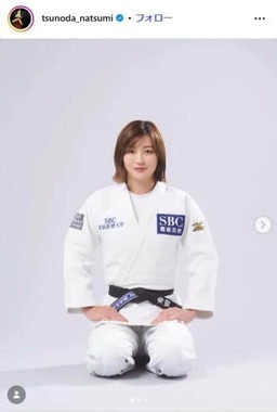 角田夏実選手のインスタグラム（＠tsunoda_natsumi）より