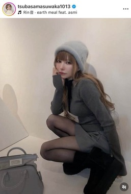 益若つばささんのインスタグラム（＠tsubasamasuwaka1013）より