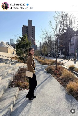加藤あいさんのインスタグラム（＠ai_kato1212）より