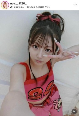 希空さんのインスタグラム（＠noa._.1126_）より