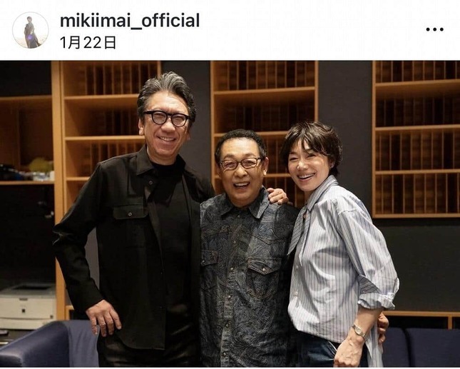今井美樹さんのインスタグラム（＠mikiimai_official）より