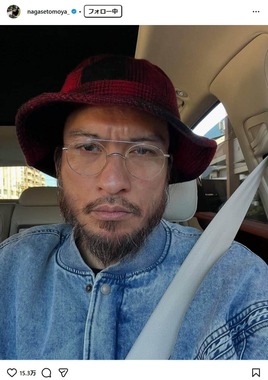 長瀬智也さんのインスタグラム（@nagasetomoya_）より