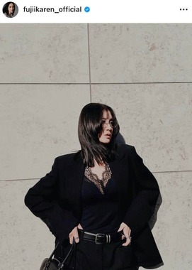 藤井夏恋さんのインスタグラム（＠fujiikaren_official）より