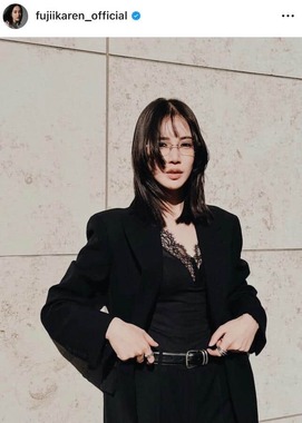 藤井夏恋さんのインスタグラム（＠fujiikaren_official）より