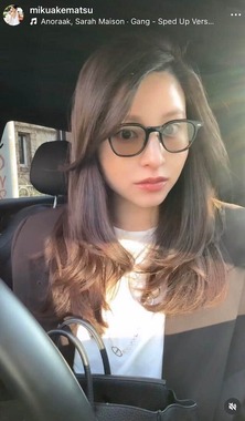 明松美玖さんのインスタグラム（＠mikuakematsu）より