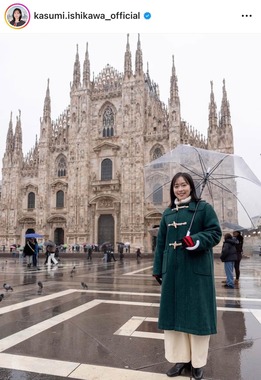 石川佳純さんのインスタグラム（＠kasumi.ishikawa_official）より