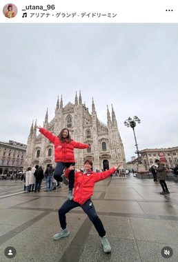 吉田唄菜選手のインスタグラム（＠_utana_96）より