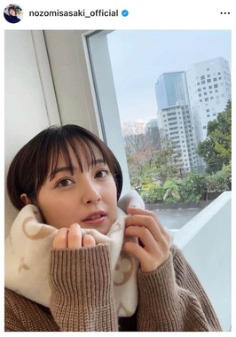 佐々木希さんのインスタグラム（＠nozomisasaki_official）より
