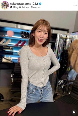 中川安奈さんのインスタグラム（＠nakagawa.anna1022）より