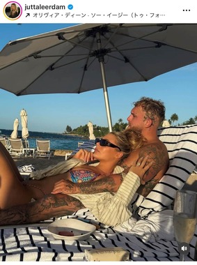 ポールと2ショット（本人インスタグラムより）