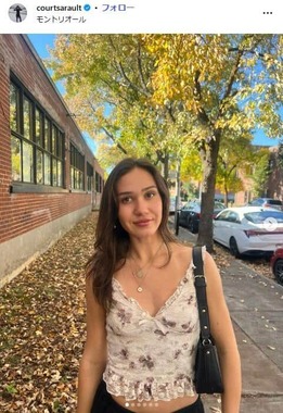 コートニー・サロール選手のインスタグラム（＠courtsarault）より