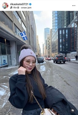紀平梨花さんのインスタグラム（＠rikaskate0721）より
