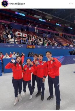 フィギュア日本代表（連盟インスタグラムより）