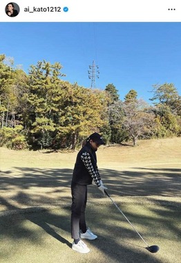 加藤あいさんのインスタグラム（＠ai_kato1212）より