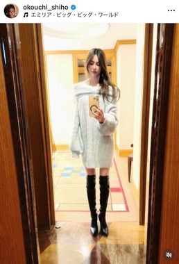 大河内志保さんのインスタグラム（＠okouchi_shiho）より