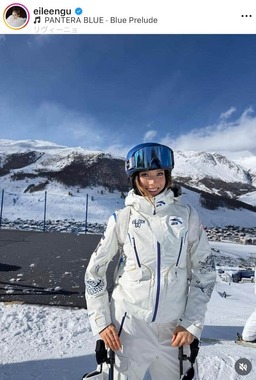 谷愛凌選手のインスタグラム（＠eileengu）より