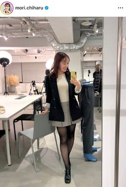 森千晴さんのインスタグラム（＠mori.chiharu）より
