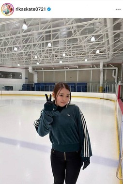 紀平梨花選手のインスタグラム（＠rikaskate0721）より