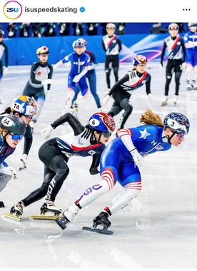 しのぎを削る韓国と米国（ISUインスタグラムより）