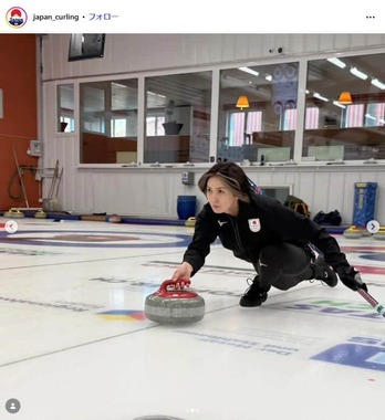 日本カーリング協会のインスタグラム（＠japan_curling）より