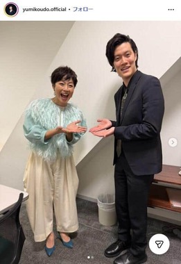 有働由美子アナのマネージャーのインスタグラム（@yumikoudo.official）より