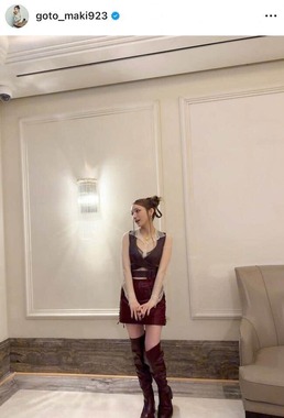 後藤真希さんのインスタグラム（＠goto_maki923）より
