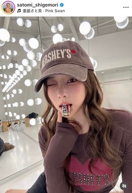 重盛さと美さんのインスタグラム（＠satomi_shigemori）より