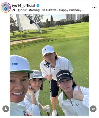 松本伊代さんのインスタグラム（＠iyo14_official）より