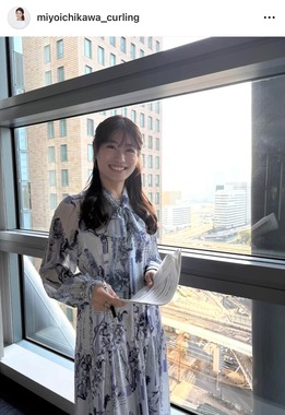 市川美余さんのインスタグラム（＠miyoichikawa_curling）より
